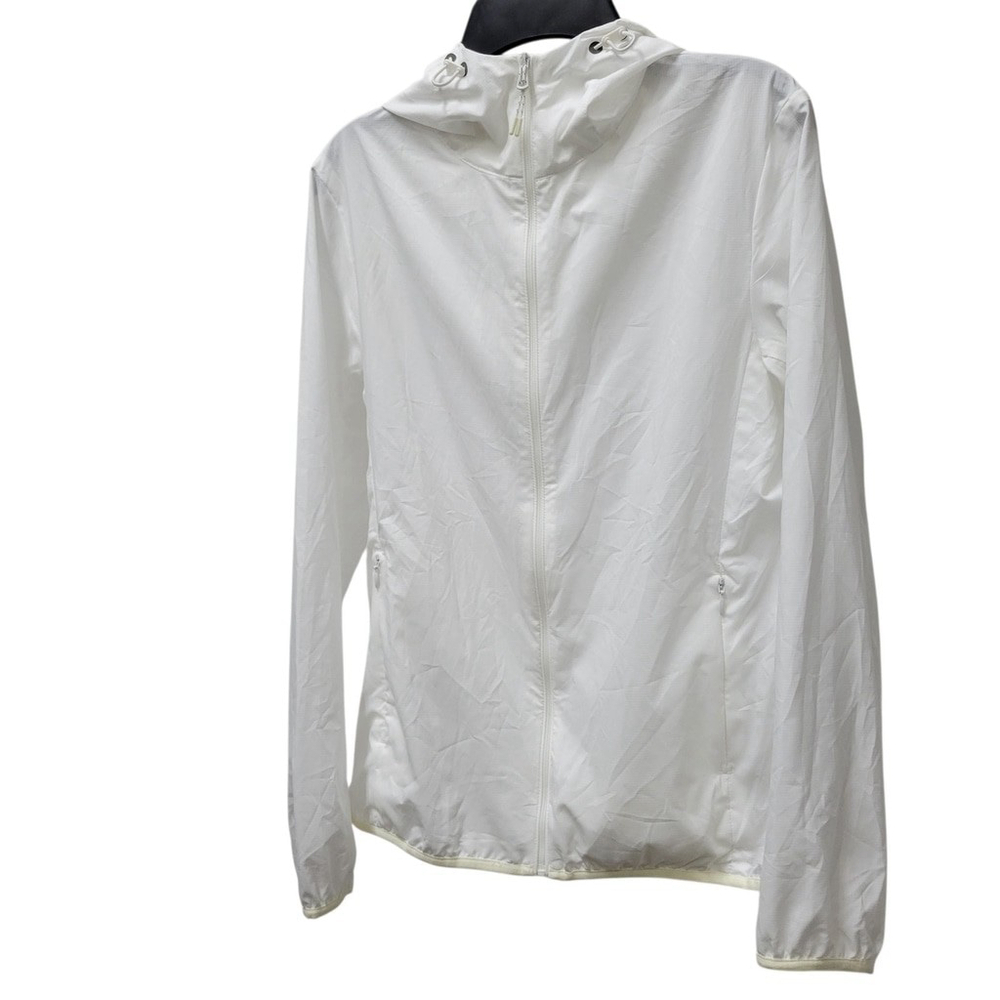 Uniqlo White Utility Jacket with Hood - Picture 3 of 9